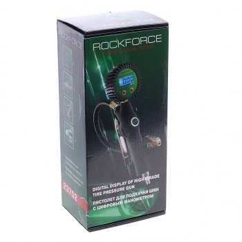 3 589 р. Пистолет для подкачки шин с манометром и шлангом 18Bar ROCKFORCE ROCKFORCE rf-23702  с доставкой в г. Пермь. Увеличить фотографию 5
