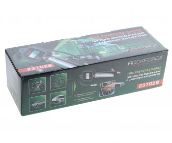 3 989 р. Пистолет для подкачки шин с манометром и шлангом 16Bar ROCKFORCE ROCKFORCE rf-23702b  с доставкой в г. Пермь. Увеличить фотографию 5