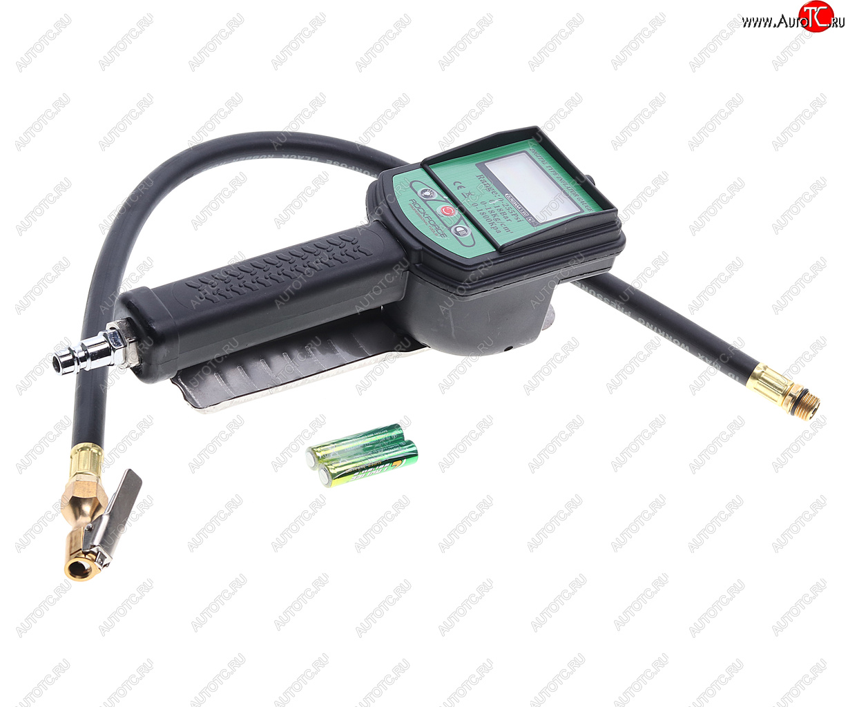 4 949 р. Пистолет для подкачки шин с манометром 16Bar со шлангом ROCKFORCE ROCKFORCE rf-23707  с доставкой в г. Пермь