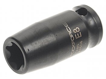 172 р. Головка торцевая 14 TORX E8 ударная ROCKFORCE ROCKFORCE rf-24608  с доставкой в г. Пермь. Увеличить фотографию 1