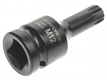 399 р. Бита-головка 12 SPLINE M12 ударная ROCKFORCE ROCKFORCE rf-24806012  с доставкой в г. Пермь. Увеличить фотографию 2