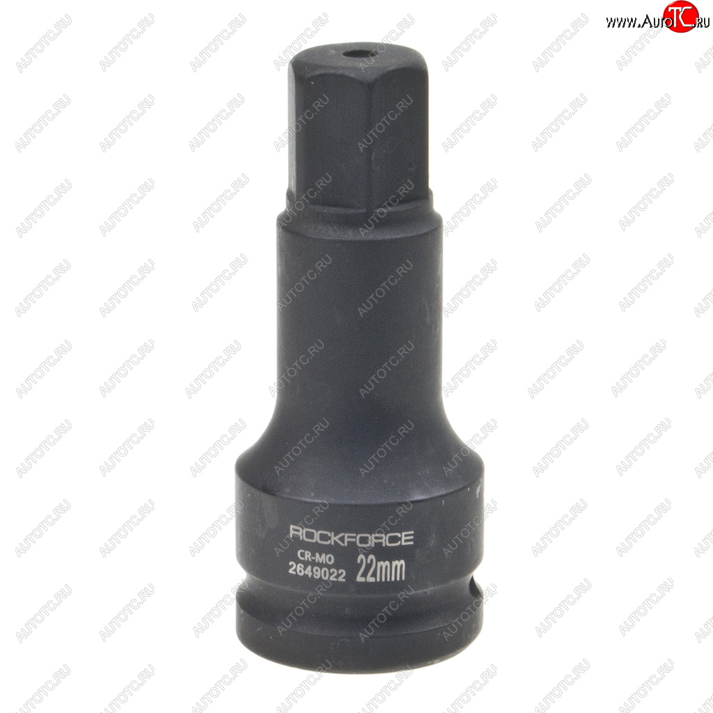 879 р. Головка торцевая 34 22мм ударная удлиненная L=100мм ROCKFORCE ROCKFORCE rf-2649022  с доставкой в г. Пермь