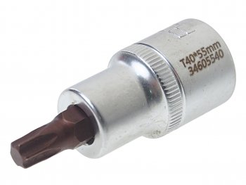 210 р. Бита-головка 1/2 TORX T40х55мм Premium ROCKFORCE ROCKFORCE rf-34605540pr ROCKFORCE rf-34605540pr  с доставкой в г. Пермь. Увеличить фотографию 1