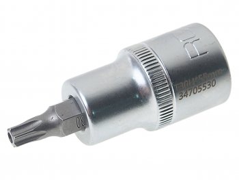 184 р. Бита-головка 12 TORX T30х55мм с отверстием ROCKFORCE ROCKFORCE rf-34705530  с доставкой в г. Пермь. Увеличить фотографию 1