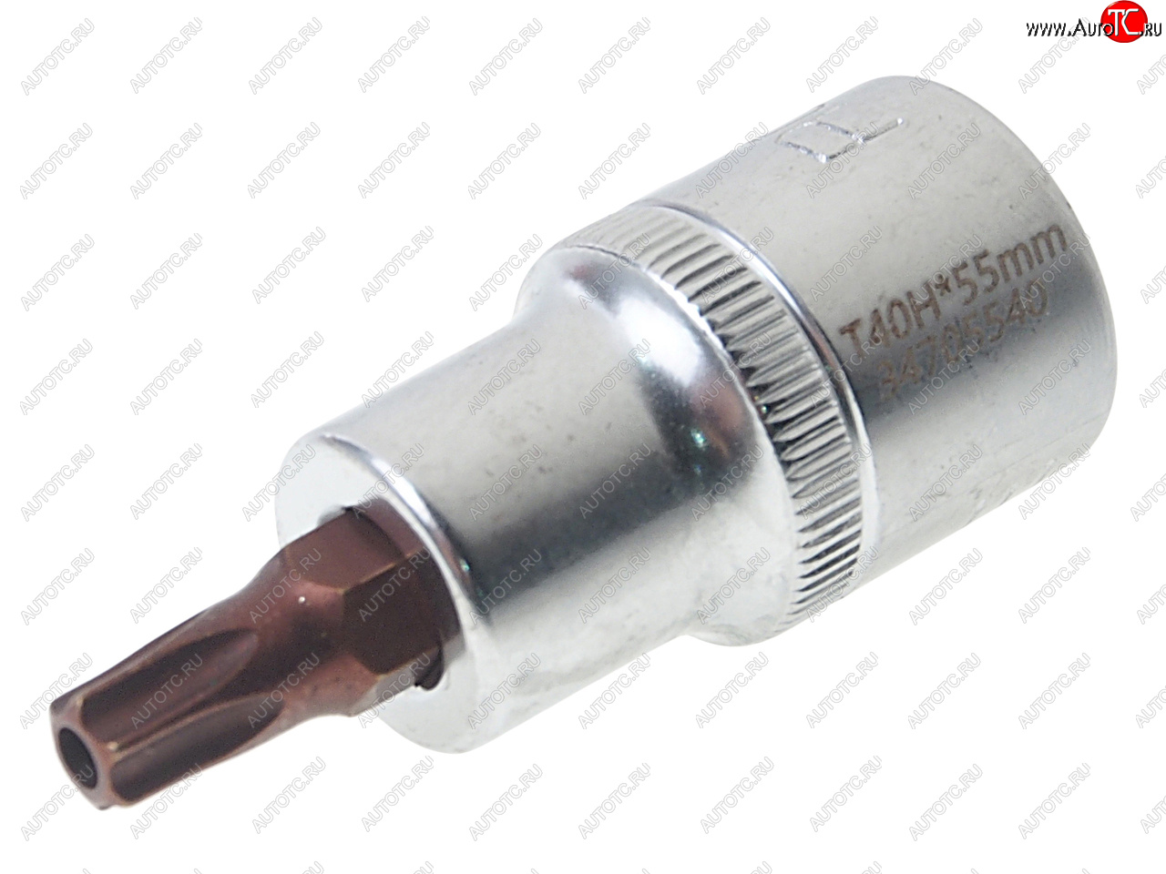 166 р. Бита-головка 1/2 TORX T40х55мм с отверстием Premium ROCKFORCE ROCKFORCE rf-34705540pr ROCKFORCE rf-34705540pr  с доставкой в г. Пермь