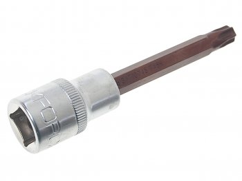 289 р. Бита-головка 12 TORX T45х100мм с отверстием Premium ROCKFORCE ROCKFORCE rf-34710045pr  с доставкой в г. Пермь. Увеличить фотографию 2