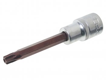 289 р. Бита-головка 12 TORX T45х100мм с отверстием Premium ROCKFORCE ROCKFORCE rf-34710045pr  с доставкой в г. Пермь. Увеличить фотографию 1