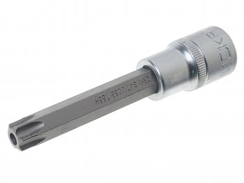 230 р. Бита-головка 12 TORX T55х100мм с отверстием ROCKFORCE ROCKFORCE rf-34710055  с доставкой в г. Пермь. Увеличить фотографию 1