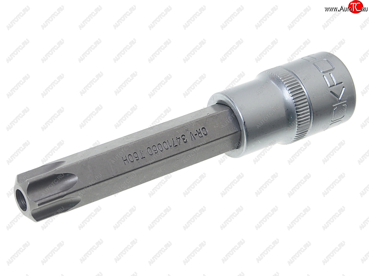 255 р. Бита-головка 12 TORX T60х100мм с отверстием ROCKFORCE ROCKFORCE rf-34710060  с доставкой в г. Пермь