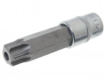 439 р. Бита-головка 12 TORX T90х100мм с отверстием ROCKFORCE ROCKFORCE rf-34710090  с доставкой в г. Пермь. Увеличить фотографию 1