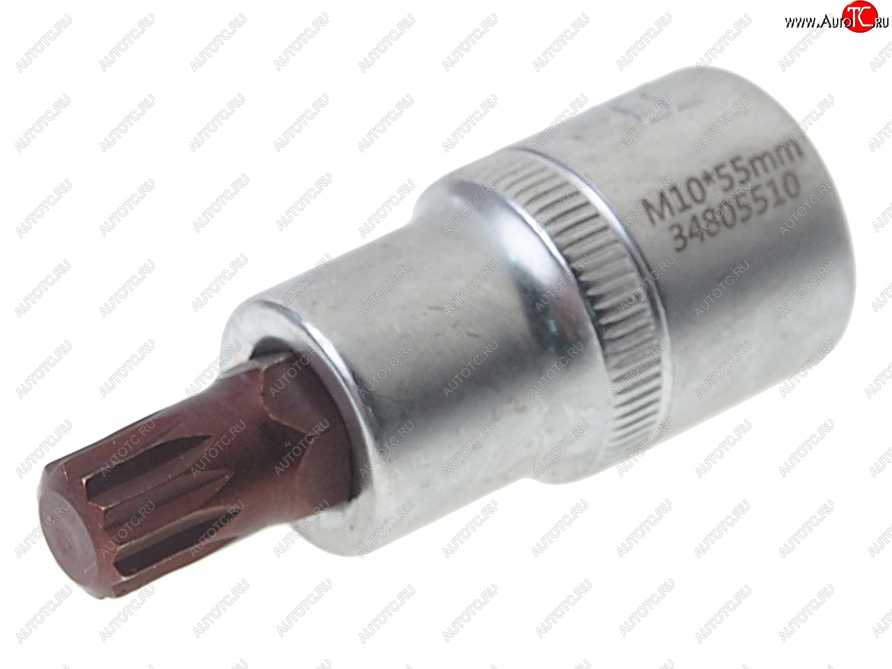 205 р. Бита-головка 12 SPLINE M10х55мм Premium ROCKFORCE ROCKFORCE rf-34805510pr  с доставкой в г. Пермь