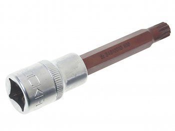 242 р. Бита-головка 12 SPLINE M10х100мм Premium ROCKFORCE ROCKFORCE rf-34810010pr  с доставкой в г. Пермь. Увеличить фотографию 2