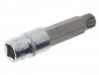419 р. Бита-головка 12 SPLINE M16х100мм ROCKFORCE ROCKFORCE rf-34810016  с доставкой в г. Пермь. Увеличить фотографию 2