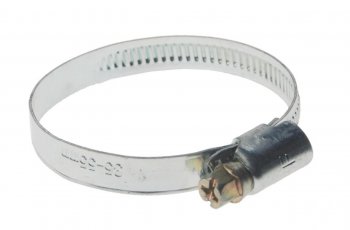 28 р. Хомут ленточный 035-055мм (9мм) червячный сталь ROCKFORCE ROCKFORCE rf-35-55  с доставкой в г. Пермь. Увеличить фотографию 1
