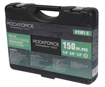 12 749 р. Набор головок торцевых,бит и бит-головок 14,12 150 предметов ROCKFORCE ROCKFORCE rf-41501-5  с доставкой в г. Пермь. Увеличить фотографию 4