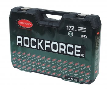12 399 р. Набор головок торцевых и бит-головок 1/4,3/8,1/2 172 предмета ROCKFORCE ROCKFORCE rf-41723-5 ROCKFORCE rf-41723-5  с доставкой в г. Пермь. Увеличить фотографию 4