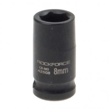 130 р. Головка торцевая 14 8мм ударная L=35мм ROCKFORCE ROCKFORCE rf-42508  с доставкой в г. Пермь. Увеличить фотографию 1