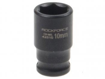 134 р. Головка торцевая 14 10мм ударная L=35мм ROCKFORCE ROCKFORCE rf-42510  с доставкой в г. Пермь. Увеличить фотографию 1