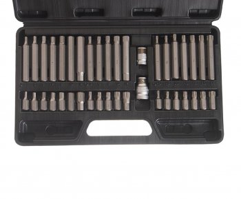 1 999 р. Набор бит 12 38 TORX T20-55 HEX H4-12мм SPLINE M5-12 2 держателя 40 предметов в кейсе ROCKFORCE ROCKFORCE rf-4401  с доставкой в г. Пермь. Увеличить фотографию 2