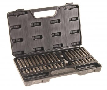1 999 р. Набор бит 12 38 TORX T20-55 HEX H4-12мм SPLINE M5-12 2 держателя 40 предметов в кейсе ROCKFORCE ROCKFORCE rf-4401  с доставкой в г. Пермь. Увеличить фотографию 1