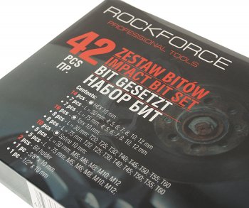 2 999 р. Набор бит Т20-60 H4-H12 М5-12 с держателем 42 предмета в кейсе ROCKFORCE ROCKFORCE rf-4421  с доставкой в г. Пермь. Увеличить фотографию 6