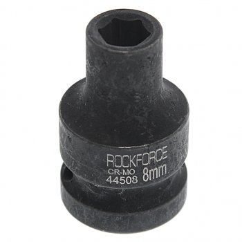 147 р. Головка торцевая 12 08мм ударная L=40мм ROCKFORCE ROCKFORCE rf-44508  с доставкой в г. Пермь. Увеличить фотографию 1