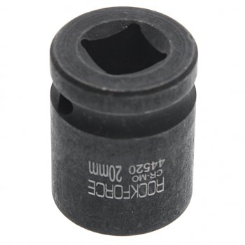 218 р. Головка торцевая 12 20мм ударная L=40мм ROCKFORCE ROCKFORCE rf-44520  с доставкой в г. Пермь. Увеличить фотографию 2