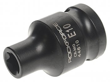 167 р. Головка торцевая 12 TORX E10 ударная ROCKFORCE ROCKFORCE rf-44610  с доставкой в г. Пермь. Увеличить фотографию 1