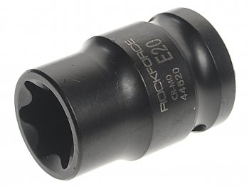 198 р. Головка торцевая 12 TORX E20 ударная ROCKFORCE ROCKFORCE rf-44620  с доставкой в г. Пермь. Увеличить фотографию 1
