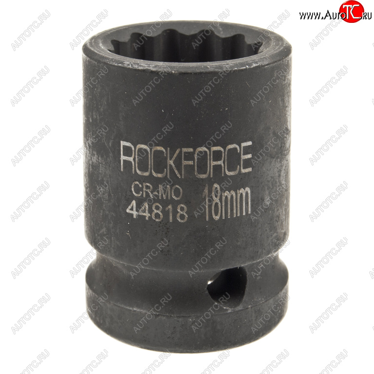 188 р. Головка торцевая 12 18мм 12-ти гранная ударная L=58мм ROCKFORCE ROCKFORCE rf-44818  с доставкой в г. Пермь