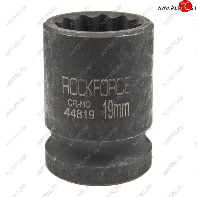 220 р. Головка торцевая 12 19мм 12-ти гранная ударная L=58мм ROCKFORCE ROCKFORCE rf-44819  с доставкой в г. Пермь