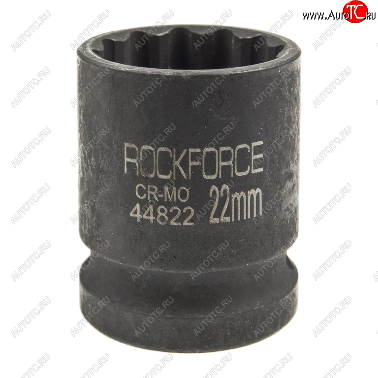 275 р. Головка торцевая 12 22мм 12-ти гранная ударная L=58мм ROCKFORCE ROCKFORCE rf-44822  с доставкой в г. Пермь