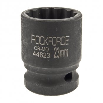 319 р. Головка торцевая 12 23мм 12-ти гранная ударная L=40мм ROCKFORCE ROCKFORCE rf-44823  с доставкой в г. Пермь. Увеличить фотографию 1