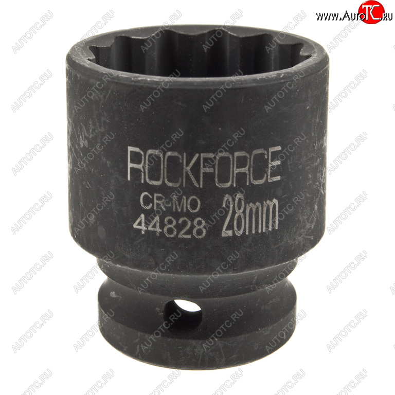 439 р. Головка торцевая 12 28мм 12-ти гранная ударная L=43мм ROCKFORCE ROCKFORCE rf-44828  с доставкой в г. Пермь
