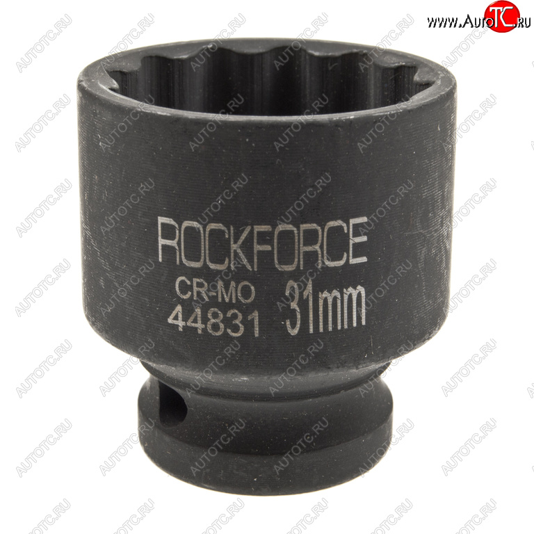 359 р. Головка торцевая 1/2 31мм 12-ти гранная ударная L=44мм ROCKFORCE ROCKFORCE rf-44831 ROCKFORCE rf-44831  с доставкой в г. Пермь
