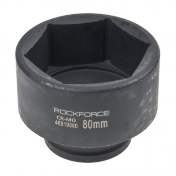 Головка торцевая 34 80мм ударная удлиненная L=98мм ROCKFORCE ROCKFORCE rf-46510080