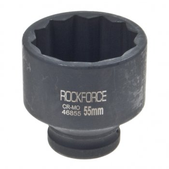 1 299 р. Головка торцевая 34 55мм 12-ти гранная ударная глубокая ROCKFORCE ROCKFORCE rf-46855  с доставкой в г. Пермь. Увеличить фотографию 1