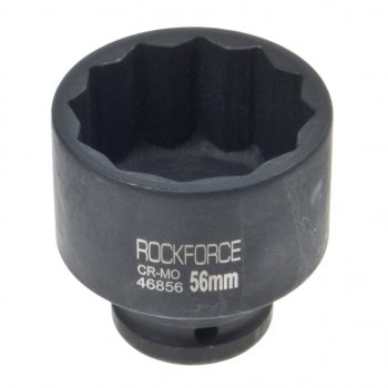 1 369 р. Головка торцевая 34 56мм 12-ти гранная ударная глубокая ROCKFORCE ROCKFORCE rf-46856  с доставкой в г. Пермь. Увеличить фотографию 1