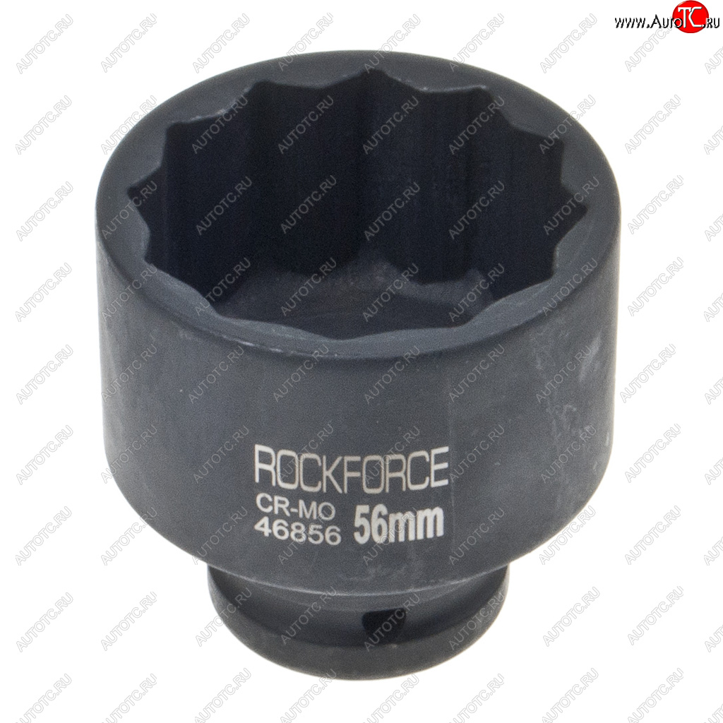 1 369 р. Головка торцевая 34 56мм 12-ти гранная ударная глубокая ROCKFORCE ROCKFORCE rf-46856  с доставкой в г. Пермь