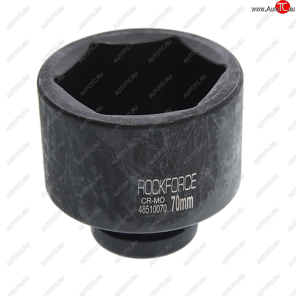 2 599 р. Головка торцевая 1 70мм ударная удлиненная L=90мм ROCKFORCE ROCKFORCE rf-48510070  с доставкой в г. Пермь