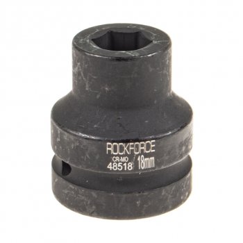 629 р. Головка торцевая 1 18мм ударная L=58мм ROCKFORCE ROCKFORCE rf-48518 ROCKFORCE rf-48518  с доставкой в г. Пермь. Увеличить фотографию 1