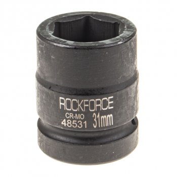 789 р. Головка торцевая 1 31мм ударная L=62мм ROCKFORCE ROCKFORCE rf-48531  с доставкой в г. Пермь. Увеличить фотографию 1