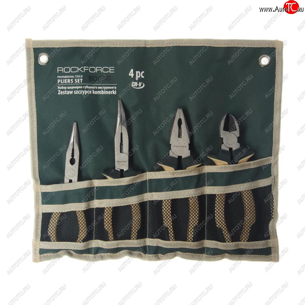 2 499 р. Набор инструментов шарнирно-губцевых 4 предмета ROCKFORCE ROCKFORCE rf-5046c ROCKFORCE rf-5046c  с доставкой в г. Пермь