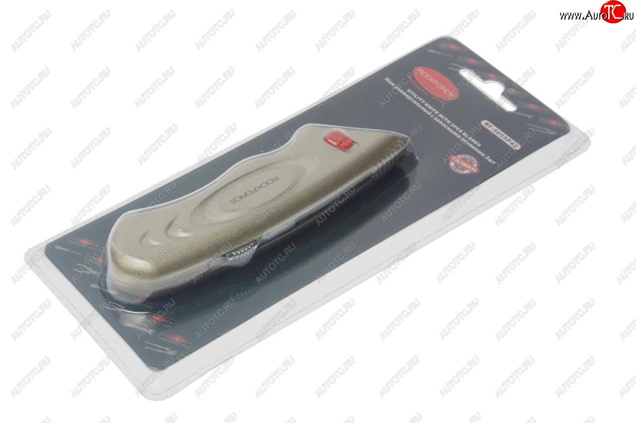 899 р. Нож 18мм с трапециевидным лезвием 3шт ROCKFORCE ROCKFORCE rf-5055p42  с доставкой в г. Пермь