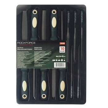 2 499 р. Набор напильников разнопрофильных 10 предметов ROCKFORCE ROCKFORCE rf-5056n  с доставкой в г. Пермь. Увеличить фотографию 1