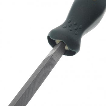 273 р. Напильник трехгранный 150мм с держателем ROCKFORCE ROCKFORCE rf-5056p56 ROCKFORCE rf-5056p56  с доставкой в г. Пермь. Увеличить фотографию 2