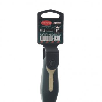 273 р. Напильник трехгранный 150мм с держателем ROCKFORCE ROCKFORCE rf-5056p56 ROCKFORCE rf-5056p56  с доставкой в г. Пермь. Увеличить фотографию 3