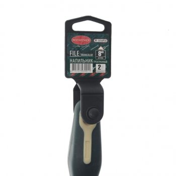 399 р. Напильник трехгранный 200мм с держателем ROCKFORCE ROCKFORCE rf-5056p58  с доставкой в г. Пермь. Увеличить фотографию 3