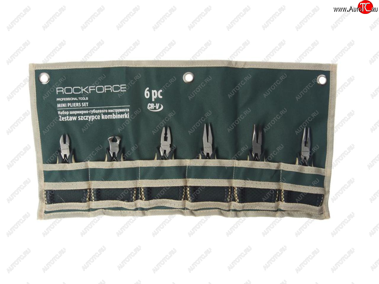 2 489 р. Набор инструментов шарнирно-губцевых мини 6 предметов ROCKFORCE ROCKFORCE rf-50615  с доставкой в г. Пермь