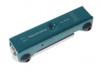749 р. Набор ключей шестигранных 2.5-10мм складной 7 предметов ROCKFORCE ROCKFORCE rf-5072f  с доставкой в г. Пермь. Увеличить фотографию 2